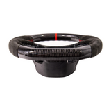 Chevrolet Corvette C7 Black Leather Red Stitching Carbon Fiber Steering Wheel