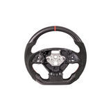 Chevrolet Corvette C7 Black Leather Red Stitching Carbon Fiber Steering Wheel