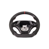 Chevrolet Corvette C7 Black Leather Red Stitching Carbon Fiber Steering Wheel