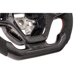 Chevrolet Corvette C7 Black Leather Red Stitching Carbon Fiber Steering Wheel