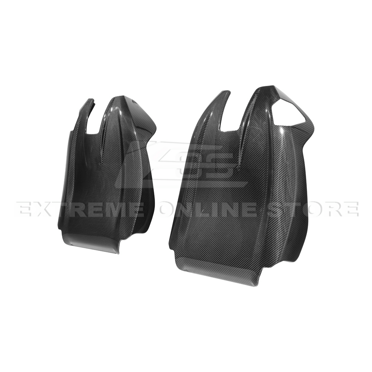 BMW G87 G80 G82 M2 M3 M4 Dry CARBON FIBER Tape-On Full Seat Back Cover Pair