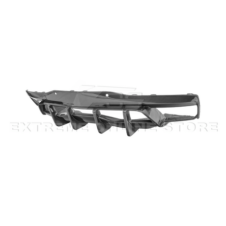 2020+ Corvette C8 And ERAY Rear Bumper Diffuser Quad Exit - Carbon Fiber