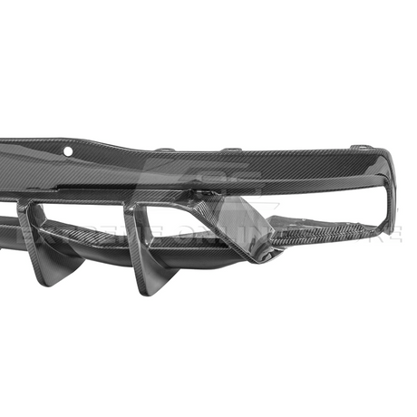 2020+ Corvette C8 And ERAY Rear Bumper Diffuser Quad Exit - Carbon Fiber