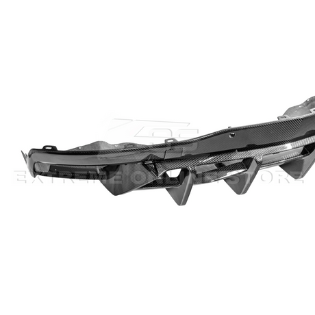 2020+ Corvette C8 And ERAY Rear Bumper Diffuser Quad Exit - Carbon Fiber