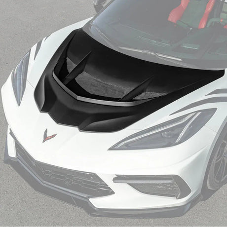 2020-2026 Corvette C8 Type-ZR1 Double Sided Carbon Fiber 2pc Hood For Stingray/Z06/E-Ray