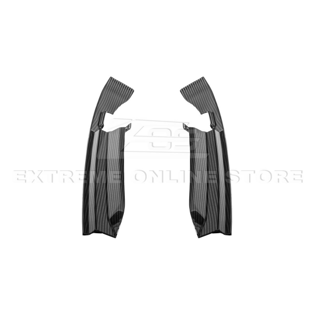 Corvette C8 DRY CARBON FIBER Front Trunk Trim Cover Kit