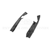 Corvette C8 DRY CARBON FIBER Front Trunk Trim Cover Kit