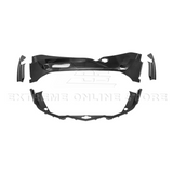Corvette C8 DRY CARBON FIBER Front Trunk Trim Cover Kit