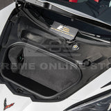 Corvette C8 DRY CARBON FIBER Front Trunk Trim Cover Kit
