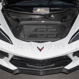 Corvette C8 DRY CARBON FIBER Front Trunk Trim Cover Kit