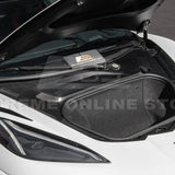 Corvette C8 DRY CARBON FIBER Front Trunk Trim Cover Kit