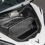Corvette C8 DRY CARBON FIBER Front Trunk Trim Cover Kit