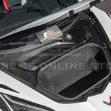 Corvette C8 DRY CARBON FIBER Front Trunk Trim Cover Kit