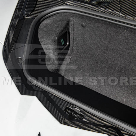2020+ Corvette C8 DRY CARBON FIBER Front Trunk Trim Cover Kit
