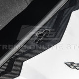 Corvette C8 DRY CARBON FIBER Front Trunk Trim Cover Kit