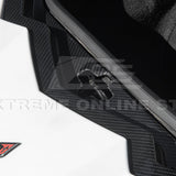 Corvette C8 DRY CARBON FIBER Front Trunk Trim Cover Kit