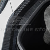 Corvette C8 DRY CARBON FIBER Front Trunk Trim Cover Kit