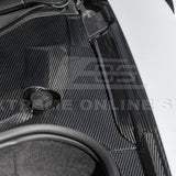 Corvette C8 DRY CARBON FIBER Front Trunk Trim Cover Kit