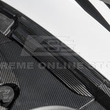 Corvette C8 DRY CARBON FIBER Front Trunk Trim Cover Kit