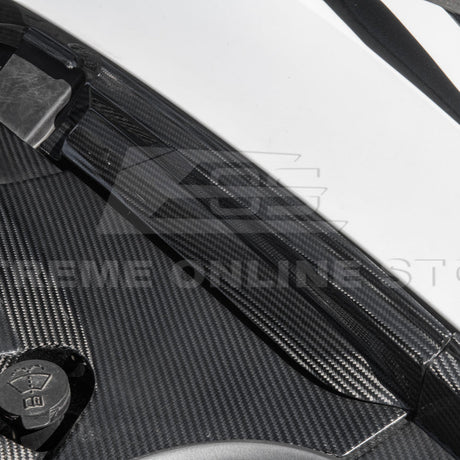 2020+ Corvette C8 DRY CARBON FIBER Front Trunk Trim Cover Kit