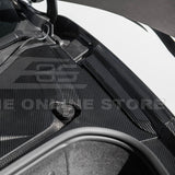Corvette C8 DRY CARBON FIBER Front Trunk Trim Cover Kit