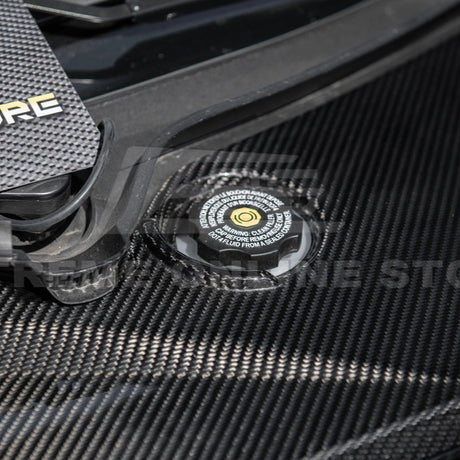2020+ Corvette C8 DRY CARBON FIBER Front Trunk Trim Cover Kit