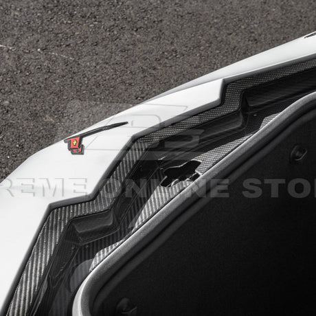 2020+ Corvette C8 DRY CARBON FIBER Front Trunk Trim Cover Kit