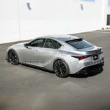 2021+ Lexus IS - Carbon Fiber Novel Style Front Lip Splitter & Side Skirts
