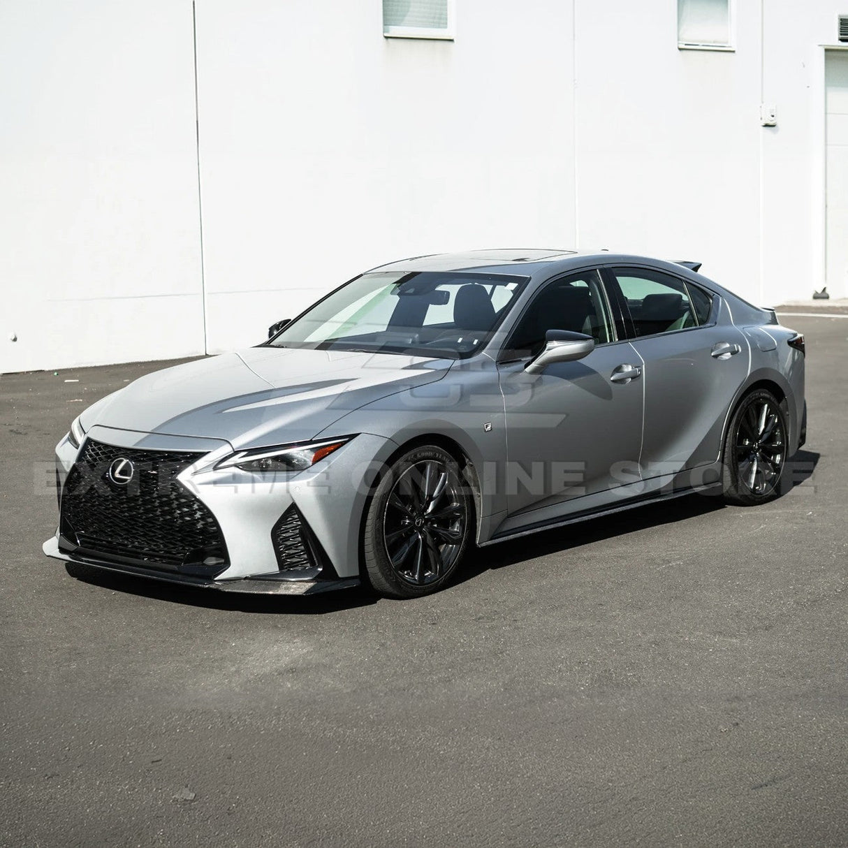 2021+ Lexus IS - Carbon Fiber Novel Style Front Lip Splitter & Side Skirts