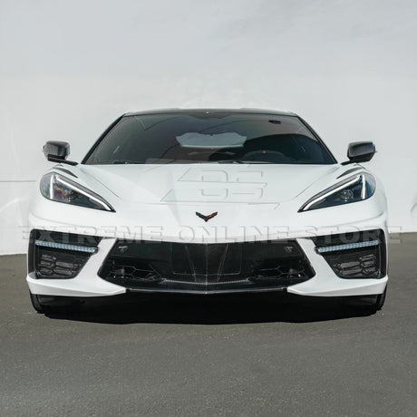 2020+ Corvette C8 Carbon Fiber Sequential LED DRL Light Bar Bezel Insert