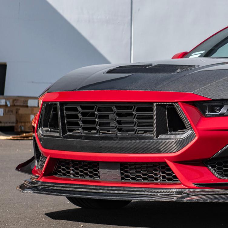 2024+ Ford Mustang GT - Carbon Fiber Front Grille