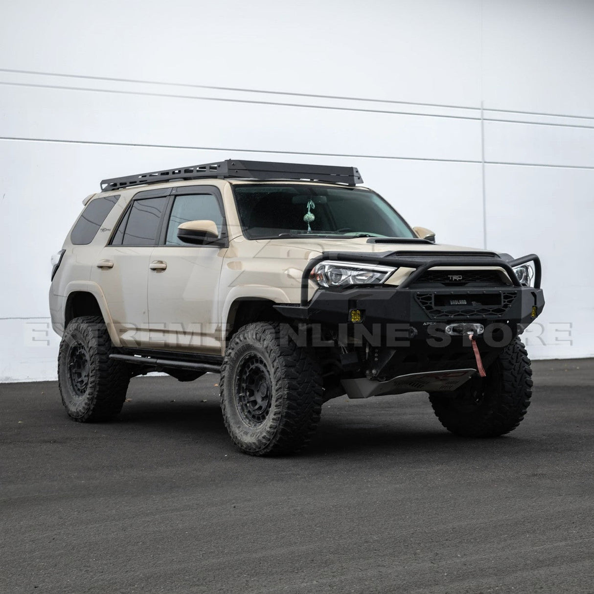 2010-24 Toyota 4Runner V2 Carbon Steel Black Top Roof Rack Cargo Carrier