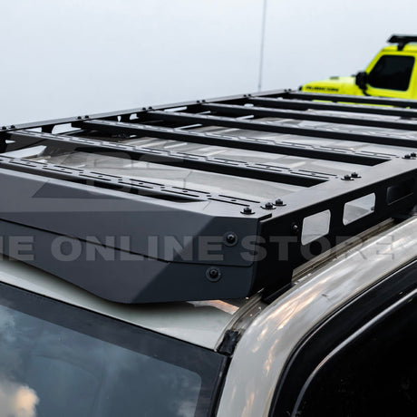 2010-24 Toyota 4Runner V2 Carbon Steel Black Top Roof Rack Cargo Carrier