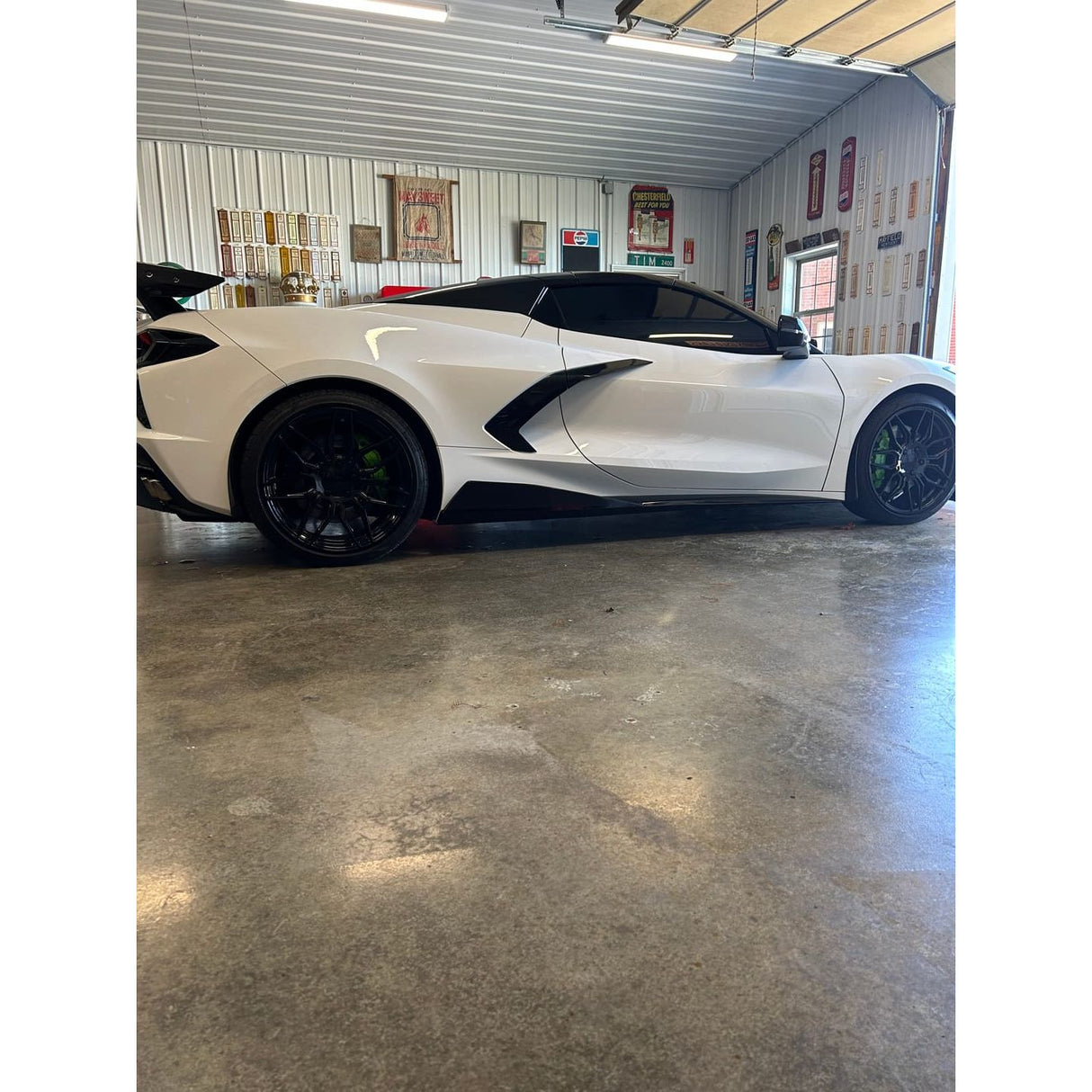 2020-2026 Chevrolet C8 Corvette - 5VM FRONT SPLITTER (2-PIECE VERSION) & SIDE SKIRTS