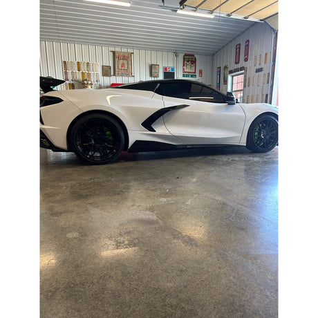 2020-2026 Chevrolet C8 Corvette - 5VM FRONT SPLITTER (2-PIECE VERSION) & SIDE SKIRTS