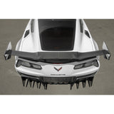 2014-2019 Chevrolet Corvette C7 ZR1 Carbon Fiber Extended Rear Spoiler High Wing