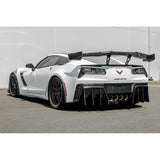 2014-2019 Chevrolet Corvette C7 ZR1 Carbon Fiber Extended Rear Spoiler High Wing