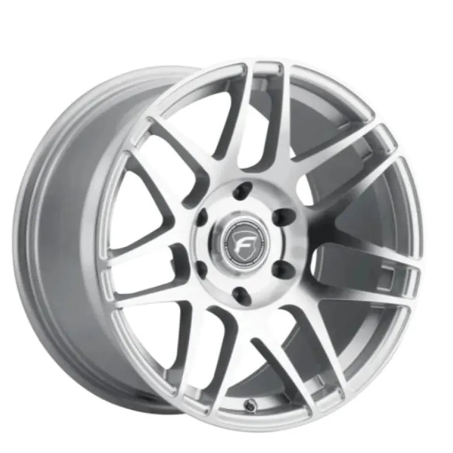 Forgestar F14 20x10 / 6x135 / ET38 / 6.99in BS / 87.1 Bore - Silver Machined Wheel