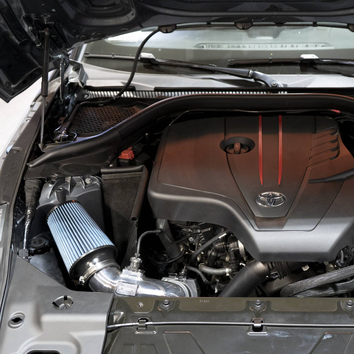 Injen 2021+ Toyota Supra 2.0L 4 Cyl. SP Short Ram Air Intake System - Wrinkle Red