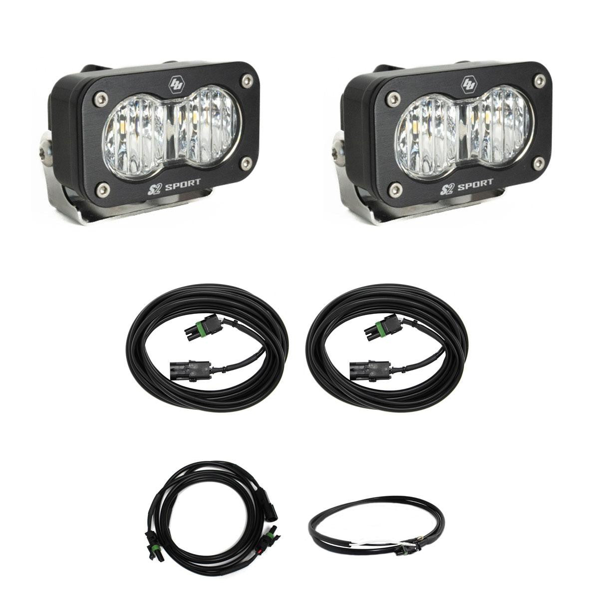 Baja Designs 23-24 Ford F250/F350 Super Duty S2 Sport Dual Reverse Light Kit w/Trailer Hitch Harness