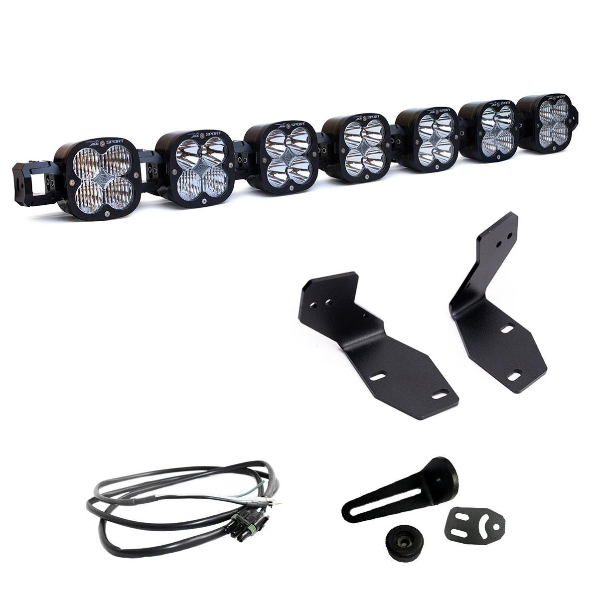 Baja Designs 2023+ Ford F250/F350 Super Duty 7XL Linkable Bumper Light Kit w/ Upfitter Wiring