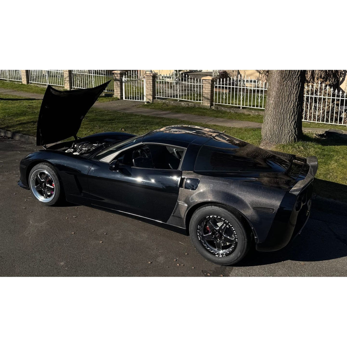 Chevrolet Corvette C6 ZR1 Widebody Conversion Rear Side Fenders