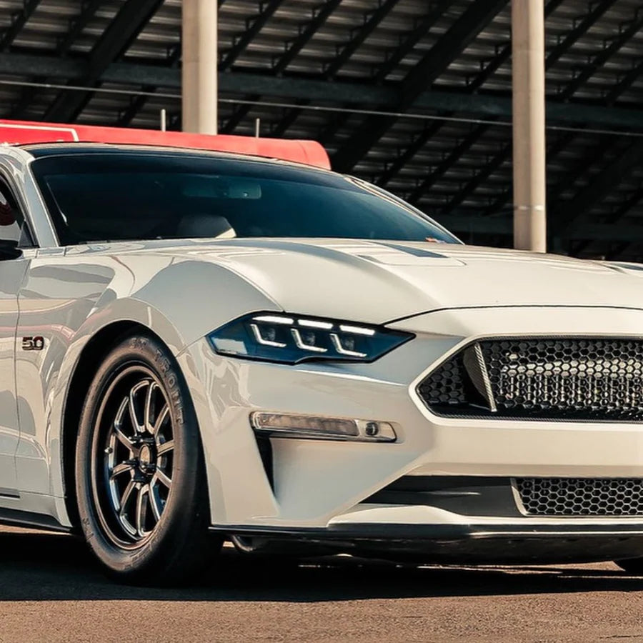 2024+ Ford Mustang S650 Headlights With Gloss Black Housing (Pair)