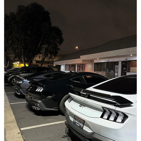 2024+ Ford Mustang S650 Euro Style Taillights Amber Turn Signal Sequential