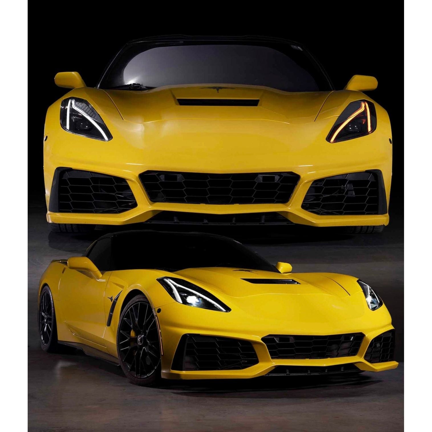 2014-2019 Chevrolet Corvette ZR1 Conversion Front Bumper Kit