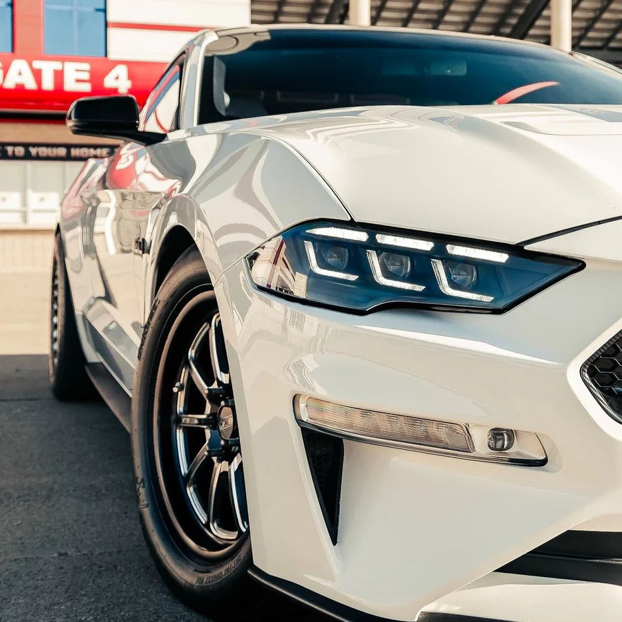 2024+ Ford Mustang S650 Headlights With Gloss Black Housing (Pair)