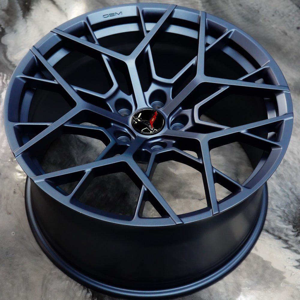GEM Forged GZR C8 ZR1 Style Billet 6061-T6 Mono block wheels