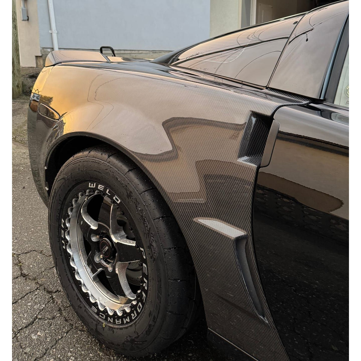 Chevrolet Corvette C6 ZR1 Widebody Conversion Rear Side Fenders
