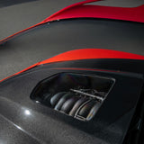 Corvette C6 Carbon Fiber ZR1 Style Replacement Hood Panel Cover Carbon Fiber HOOD-1209-BKCF