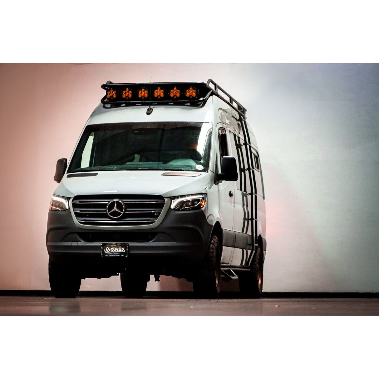 2019-2024 Mercedes-Benz Sprinter - Alpharex LUXX-Series LED Projector Headlights Alpha-Black